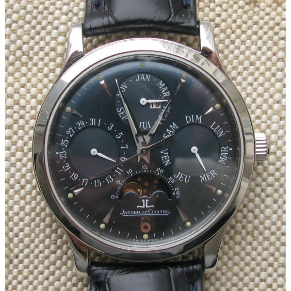 Jaeger-LeCoultre Master Control 140.6.80 , платина 950 проба, лимитка 250 экземпляров, 1998г. Полный пакет документов, выписка из архива.